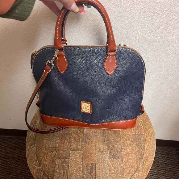 Dooney & Bourke Pebble Leather Zip Zip Satchel *AS-IS* - Picture 2 of 6